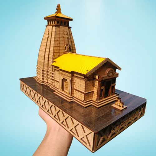 Kedarnath Temple 3D Model Miniature Replica