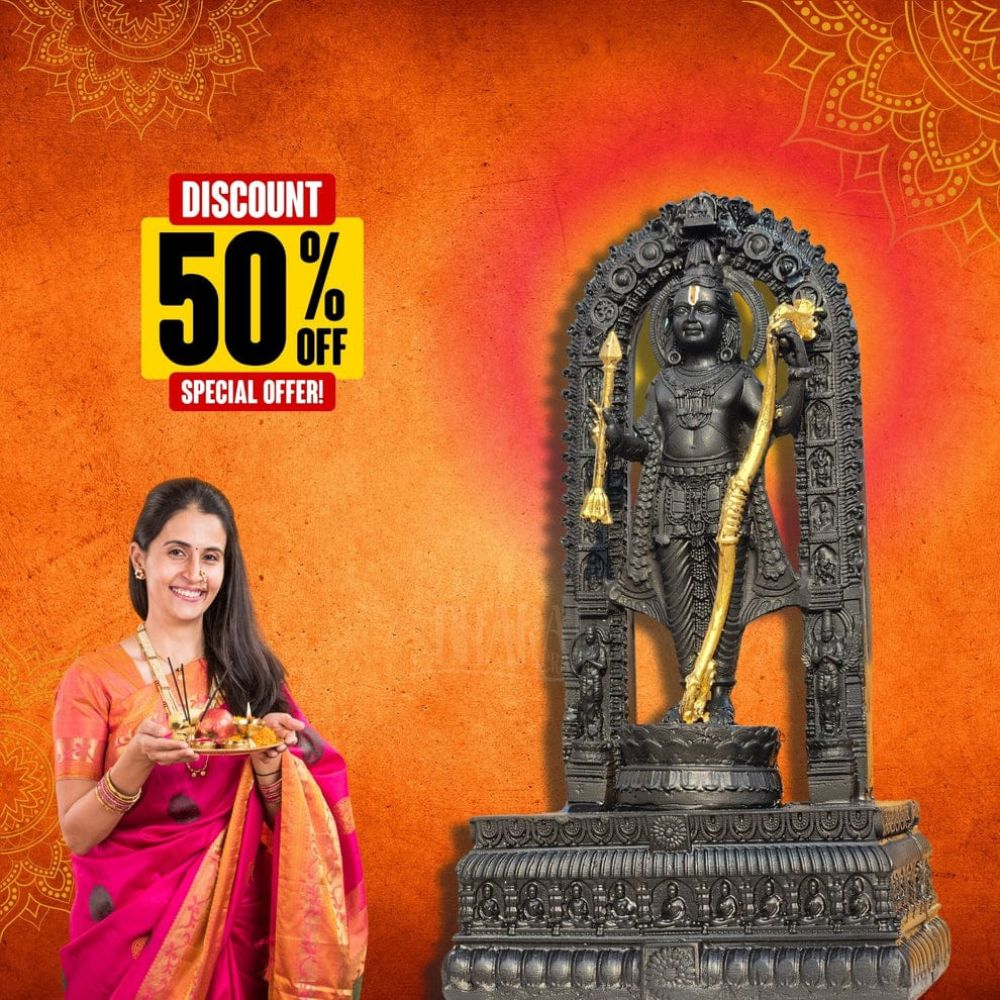 Ram Lalla Black Idol Shree Ram Lalla Statue Ayodhya Ram